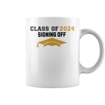 Class Of 2024 Senior Autograph High School Memory Party Coffee Mug - Monsterry CA