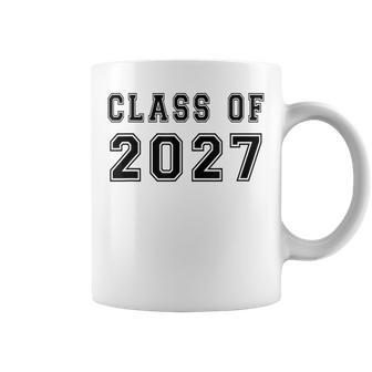 Class Of 2027 High School Graduation Date Graduate T Coffee Mug - Monsterry DE
