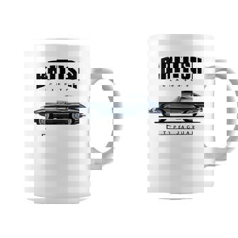 Coche Deportivo Clásico Británico E-Type Jaguar Coche Deportivo Taza de café - Regaloses
