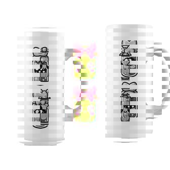 Coquette Bows With Pickle Jars Cute Coquette Girl Pickle Coffee Mug - Monsterry