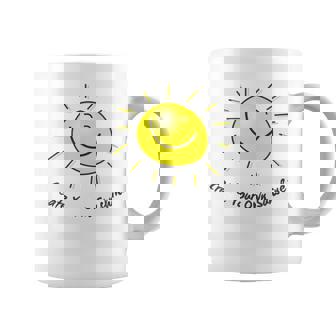 Create Your Own Sunshine Cute Smile Face Sun Happy Smiling Coffee Mug - Monsterry