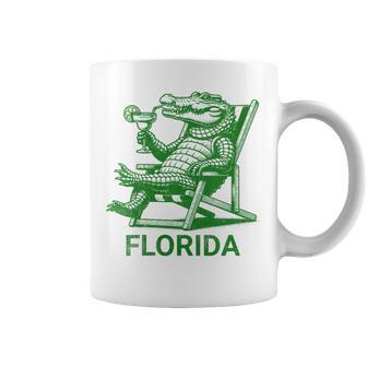 Crocodileert Buvant Une Margarita Floride Tasse - Cadeauxyz