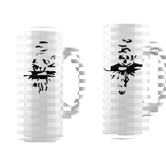 Cute Angel Vintage Couple Matching Halloween Party Costume Graphic Print Coffee Mug - Monsterry
