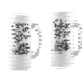 Cute But Feral Trash Panda Raccoon Coffee Mug - Thegiftio