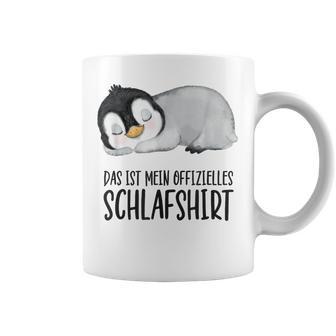 Das Ist Mein Offizielles Schlaf Penguin Gray Tassen - Geschenkecke