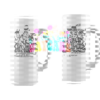 Daycare Teacher Floral First Day Back To School Teaching Coffee Mug | Mazezy