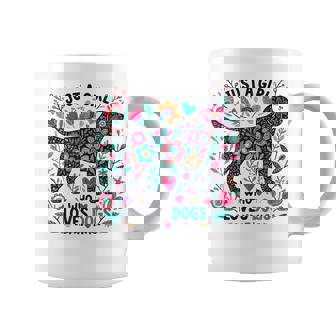 Dog Cute Just A Girl Who Loves Dogs Coffee Mug - Monsterry