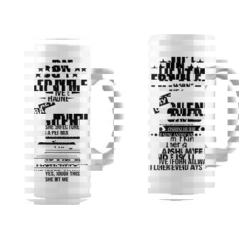 Don't Flirt With Me I Have One Crazy Girlfriend Coffee Mug - Thegiftio UK