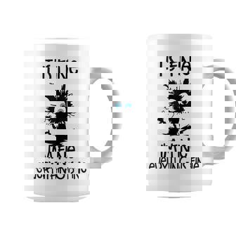 Está Bien Estoy Bien Todo Está Bien Sin Mangas Taza de café - Regaloses