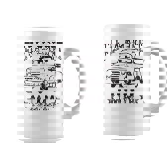 Flea Market Mama Cute Vintage Truck Coffee Mug - Monsterry