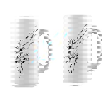 Flower Dandelion Sharks For Shark Lover Shark Coffee Mug | Mazezy