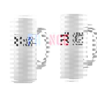 France Paris Eiffel Tower Flag French Europe European City Graphic Print Coffee Mug - Monsterry