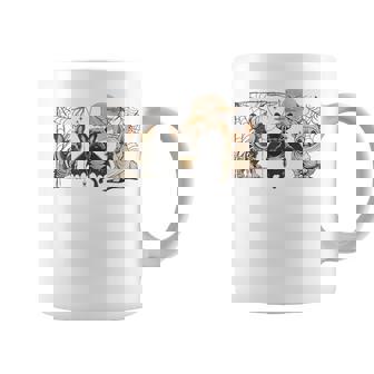 Frenchie Halloween Bleached French Bulldog Spooky Coffee Mug | Seseable UK