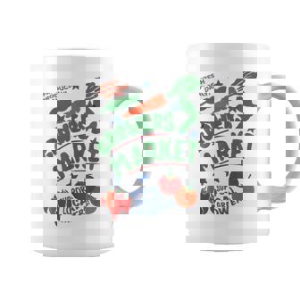 FRESH PRODUCE DAILY GROWERS MARKET SUPPORT Design Graphic Print Coffee Mug - Monsterry