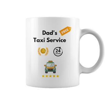 Dad’S Taxi Service Dad School Drop Off And Pick Up Coffee Mug - Monsterry