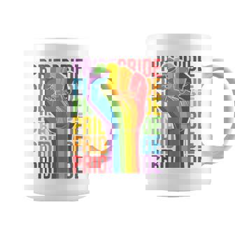 Gay Pride Rainbow Orgullosamente Orgulloso Fuerte Apoyo Igualdad Regalo Sin Mangas Taza de café - Regaloses