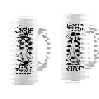 Ghosting Pendejos Mexican Ghost Halloween On Back Coffee Mug - Seseable