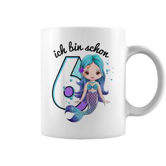 Girls' Mermaid Ich Bin Schon 6 Geburtstag Tassen - Geschenkecke