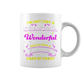Grandma A Big Cup Of Wonderful Purple Graphic Print Coffee Mug - Monsterry