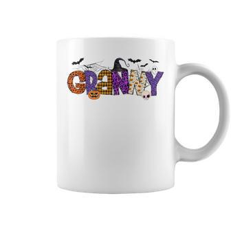 Granny Witch Hat Pumpkin Ghost Halloween Costume Coffee Mug | Seseable CA