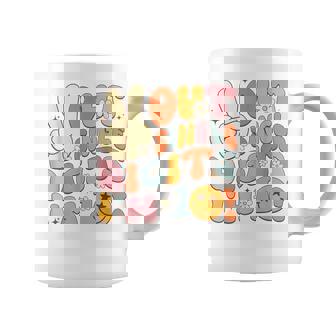 Groovy 10Th Birthday Girl Peace Out Single Digits I'm 10 Coffee Mug - Seseable