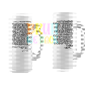 Groovy Bruh We Back Teachers Dalmatian Dots Back To School Coffee Mug | Mazezy