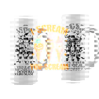 Halloween Ice Cream I-Scream You-Scream Everybody Scream Coffee Mug | Mazezy