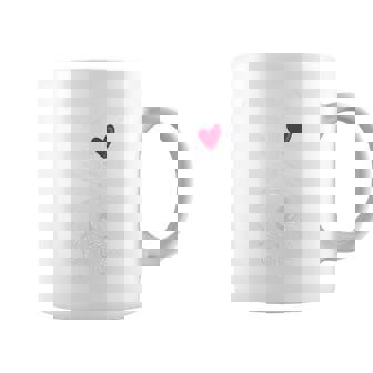 Halloween Pregnancy Twins Costumes Pregnant Skeleton Coffee Mug - Monsterry