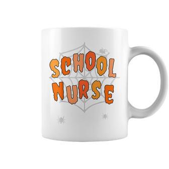 Halloween School Nurse School Nurse Registered Nurse Coffee Mug - Monsterry