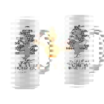 Happy Turkey Day Cute Turkey Thanksgiving Coffee Mug - Monsterry