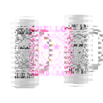 Hello Third Grade Back To School First Day Of 3Rd Grade Coffee Mug - Monsterry