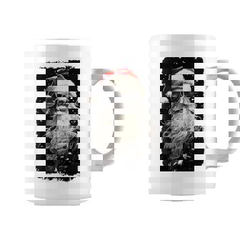 Hipster Santa Sunglasses Cool Santa Claus Vintage Christmas Coffee Mug - Monsterry