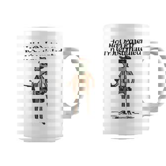 Hold On Partner I'm Overstimulated Cowboy Frog Vintage Coffee Mug | Mazezy