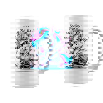 Ice Hockey Unicorn Kawaii Ice Hockey Sister Mom Coffee Mug | Seseable UK