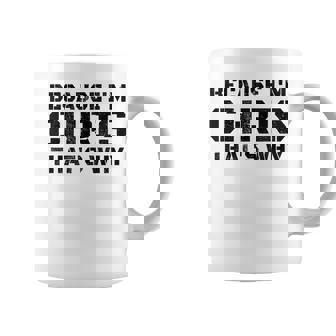 Because I'm Chris That's Why Idea Vintage Coffee Mug - Monsterry