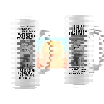 I'm Not Arguing I'm Explaining Why I'm Right Fluffy Cat Graphic Print Coffee Mug - Monsterry