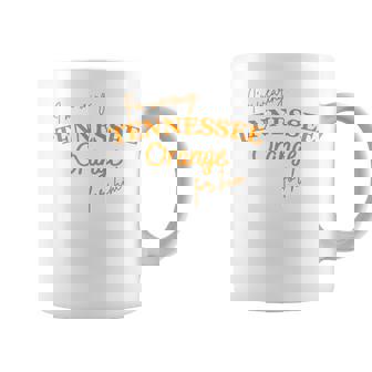 I'm Wearing Tennessee Orange For Him Tennessee Outfits Coffee Mug | Seseable UK