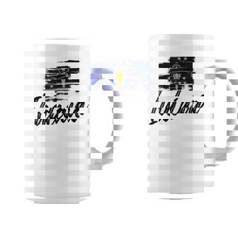 Indiana Flag Hoosier Indiana Flag State Pride Coffee Mug - Monsterry