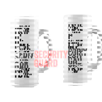 It's Me Hi I'm The Security Guard It's Me Retro Women Coffee Mug - Thegiftio UK