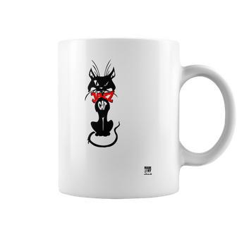 Jazz Cat Cool Music Apparel New York Coffee Mug - Monsterry