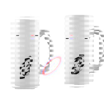 Je Supporte La France Et Les Équipes Contre Les Anglais Manche Longue Tasse - Cadeauxyz