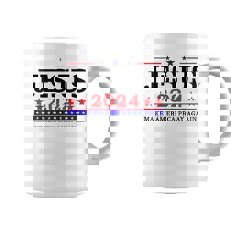 Jesus 2024 Make America Pray Again Christian Men Coffee Mug - Thegiftio