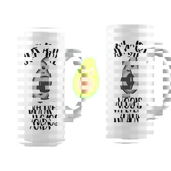 Just A Girl Who Loves Avocados Taza de café - Regaloses