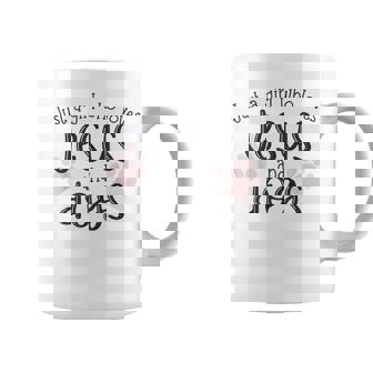 Just A Girl Who Loves Jesus And Dogs Coffee Mug - Monsterry