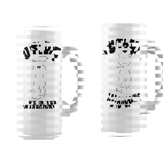 Just Love Cats And Golfing Golf Raglan Baseball Tee Graphic Print Coffee Mug - Monsterry