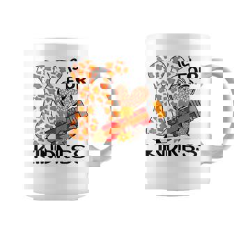 K Is For Kindness Orange Anti Bullying Unity Day Teacher Kid Coffee Mug - Monsterry