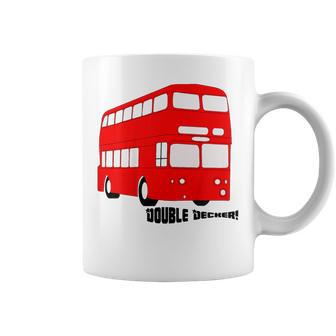 Kids Double Decker Red Bus T-Shirt Boys Girls British Europe Graphic Print Coffee Mug - Monsterry UK
