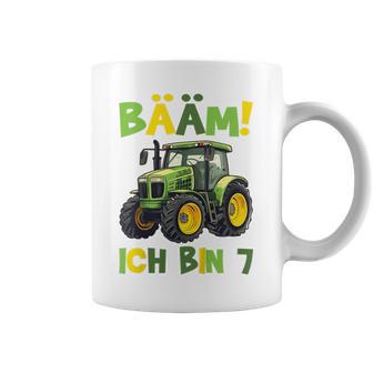 Kinder Bääm Ich Bin 7Ier Jahre Junge 7Th Birthday Tractor Tassen - Geschenkecke