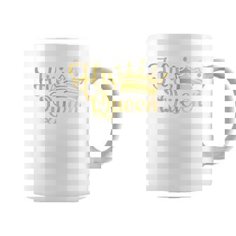 Her King His Queen Pareja Parejas Regalo Reina Rey Taza de café - Regaloses