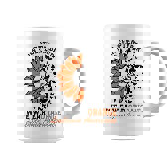 Leukemia Cancer Awareness In September We Wear Orange Coffee Mug - Thegiftio UK